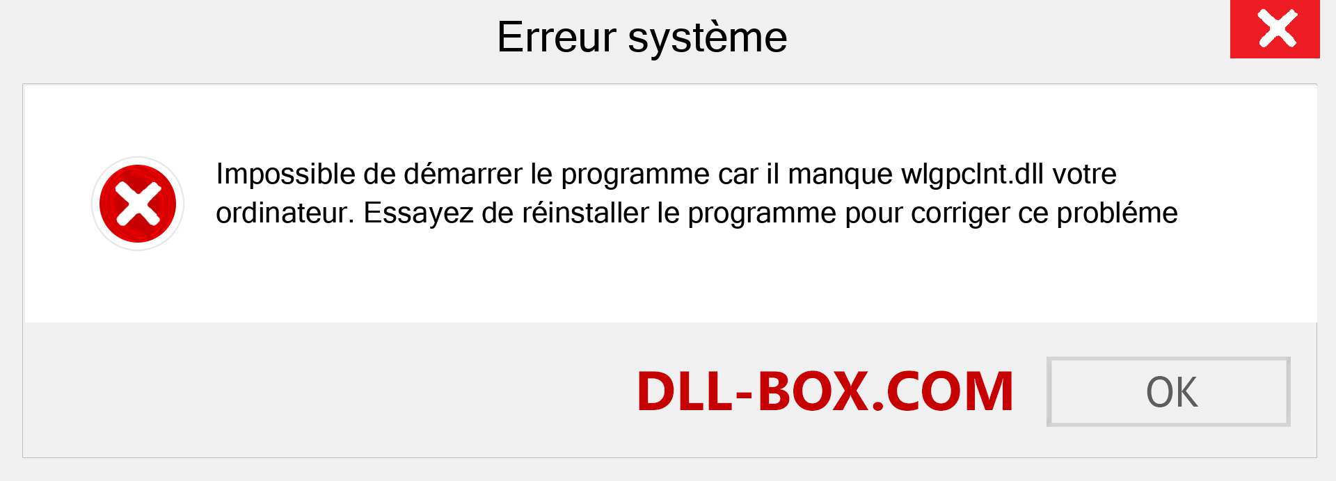 Le fichier wlgpclnt.dll est manquant ?. Télécharger pour Windows 7, 8, 10 - Correction de l'erreur manquante wlgpclnt dll sur Windows, photos, images